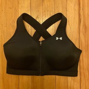 Black underarm bra